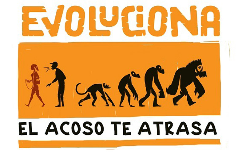 Cartel de la campaña "Evoluciona" equidad social