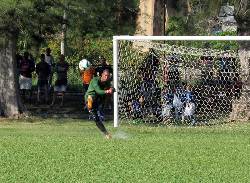 El portero holguinero fue también protagonista futbol banes 2