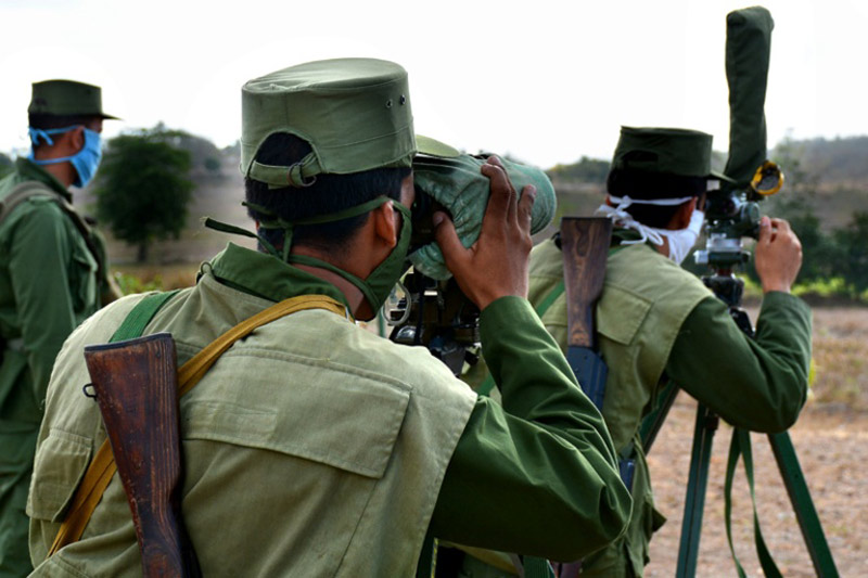 Próxima a cumplir los 20 años de su fundación, la Región Militar Holguín mantiene la disposición combativa y la lucha contra la pandemia. Fotos: Carlos Rafael FAR COVID 19 Hg C rafael 1