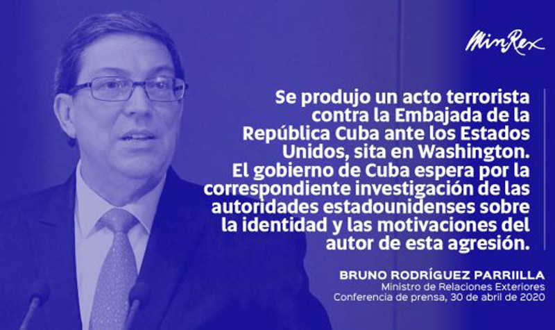 Minrex Bruno Embajada ataque abril 30
