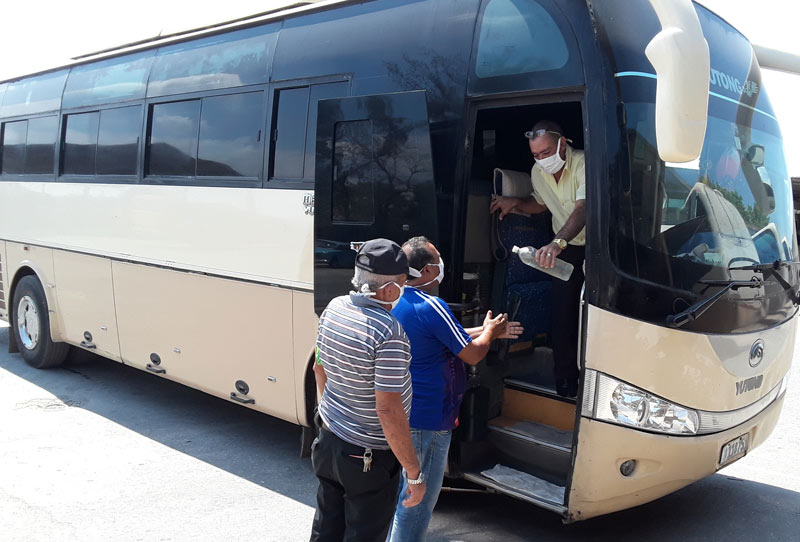 Omnibus.urbanos labores sanitarias