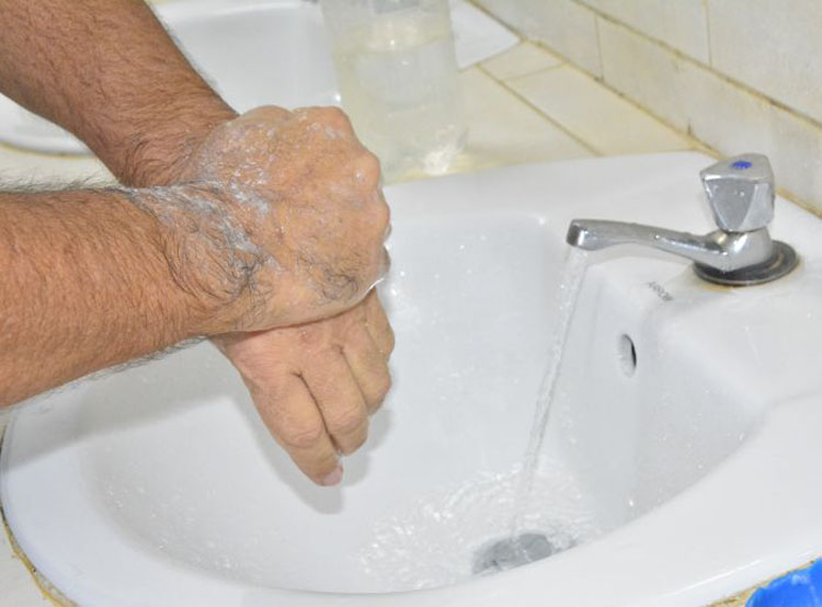 (Foto: Vicente Brito / Escambray) lavado de las manos