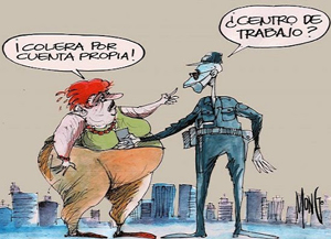 Coleros caricatura