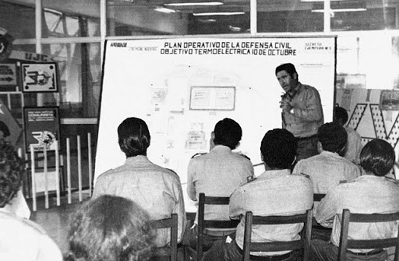 Desde el surgimiento de la Defensa Popular comenzaron las tareas de preparación de los dirigentes. Foto tomada de Cuba Defensa Orígenes 1