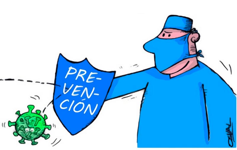 caricatura covid 19