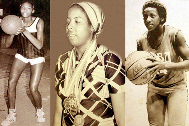 La historia del baloncesto holguinero, luego del triunfo de la Revolución, ha estado marcada por el protagonismo de Santa Margarita Skeet, Caridad González y Yamilet Martínez. Edición de foto: Ana Maidé Hernández Baloncesto Hg reinas