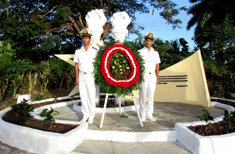 Mausoleo en homenaje al suceso histórico del 31 de diciembre de 1958 en Guanina. Foto: Alexis del Toro guanina 3