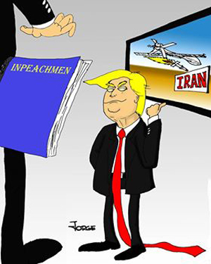 trump impeach iran