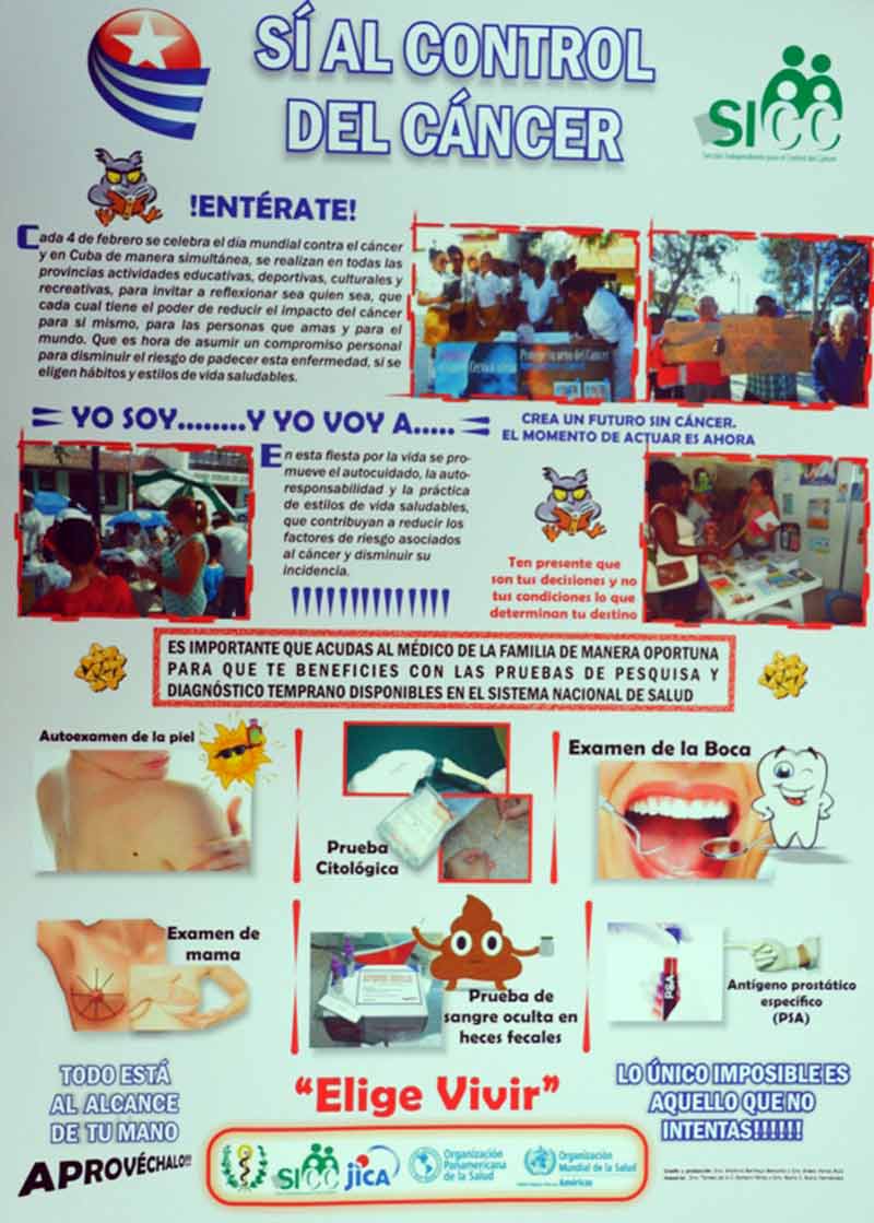 Foto: https://www.paho.org/cub Dia mundia cancer OPS