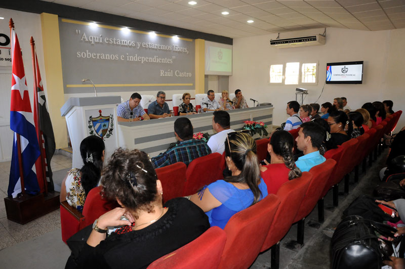 La calidad de las acciones de control realizadas durante 2019 fue tema abrdado en el encuentro. Fotos: Carlos Rafael contraloria 2
