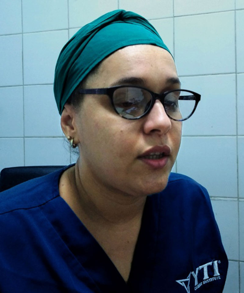 Liset Tamayo Francisco, doctora que propició la llegada al mundo del bebé. Bichozno nacimiento Lenin 1
