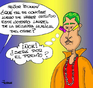 caricatura bad bony