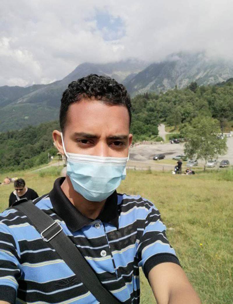 El joven doctor ahora espera cumplir la cuarentena para regresar a Holguín. medico hg turin 3