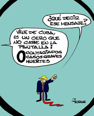 trump covid cuba cero