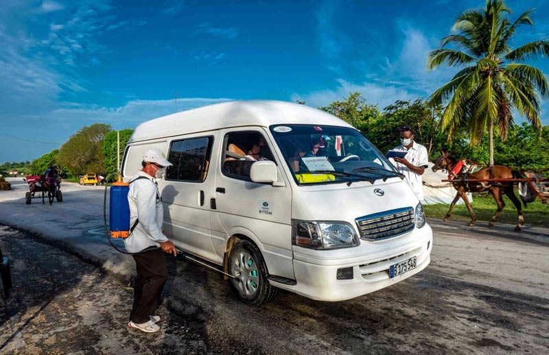 transporte punto control