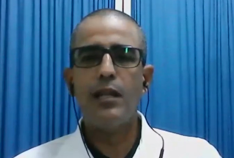 José Manuel Sanjurjo Villate, especialista de Primer Grado de Medicina General Integral y de Primer y Segundo Grado en MNT. Foto: Captura de pantalla covid prevengho vir sanjurjo
