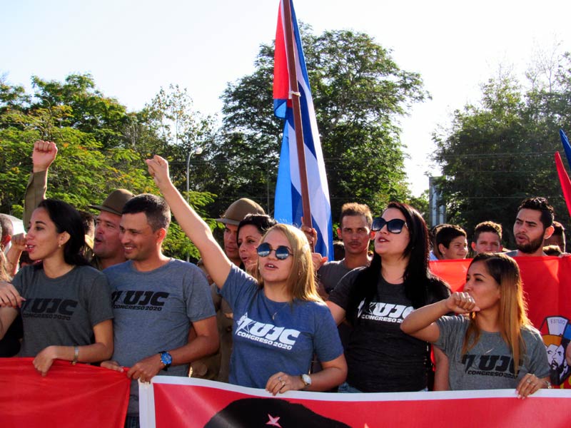 La delegación holguinera al XI Congreso de la UJC está integrada por 59 jóvenes. ujc delegacion hg 1