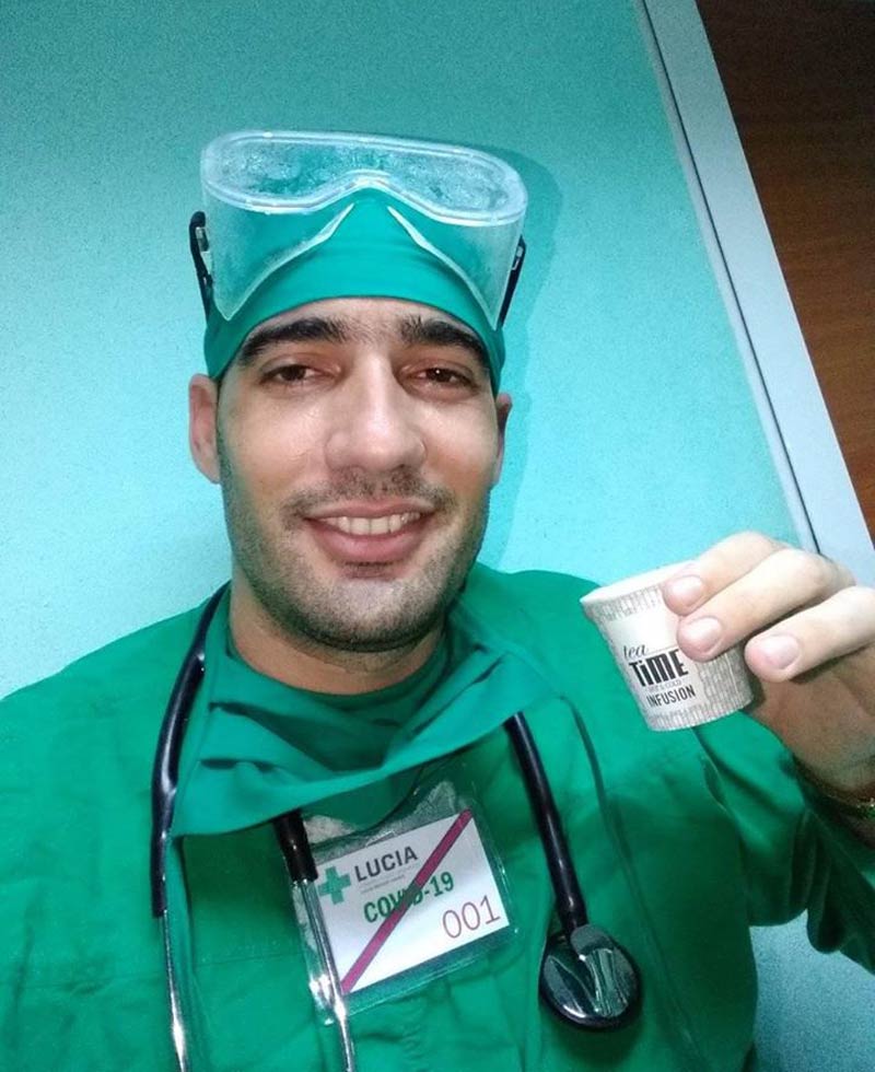 Profesionales y trabajadores en primera línea o zona roja permanecen 14 días frente a pacientes en turnos de 12 horas, aunque algunos de 24 Clinico Alejandro Covid
