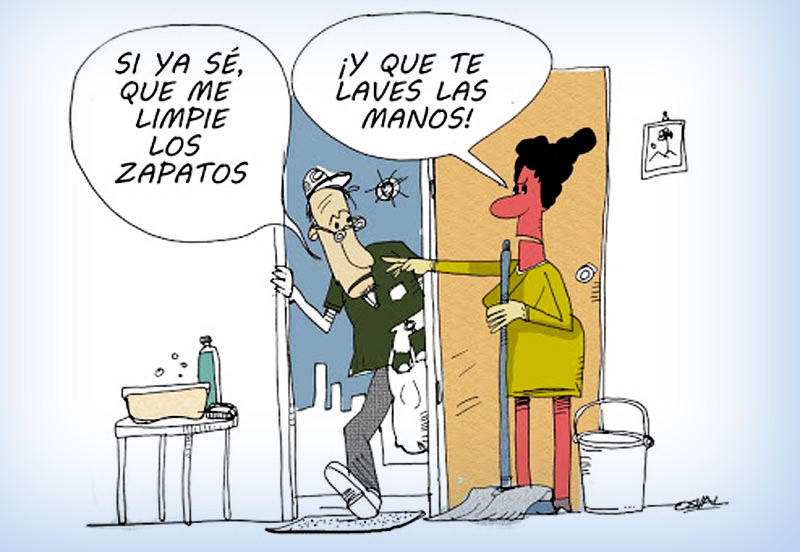 Las mujeres en casa deben revisar los impulsos de: “deja yo lo hago más rápido”, o “gracias, yo lo hago mejor” y permitir que otros miembros de la familia cooperen con las tareas Covid Hogar dulce hogar 2