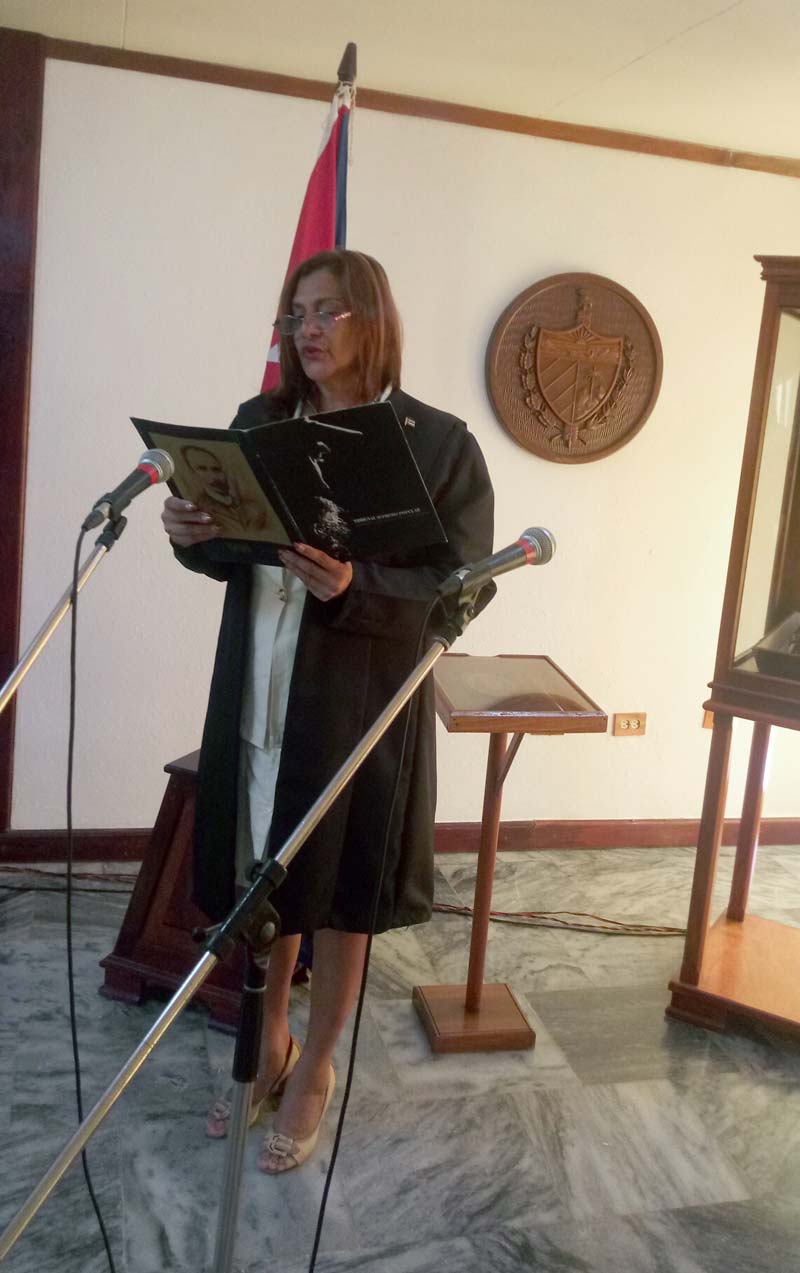 Nilda Martinola Meléndez, Presidenta del Tribunal Provincial Posesion jueces 2