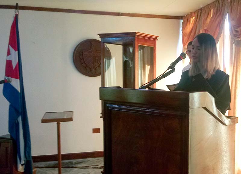 Camila Mariela García Coba, ratificó el compromiso con la Patria de los jueces de nueva elección Posesion jueces 5