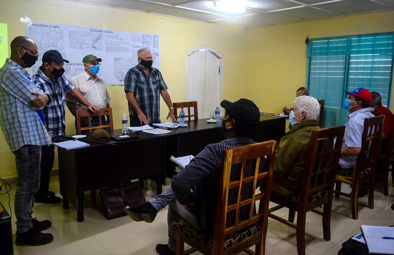 Valdés Menéndez, chequeó avances de obras obras asociadas al Trasvase Este-Oeste HCS ramirovaldes 06