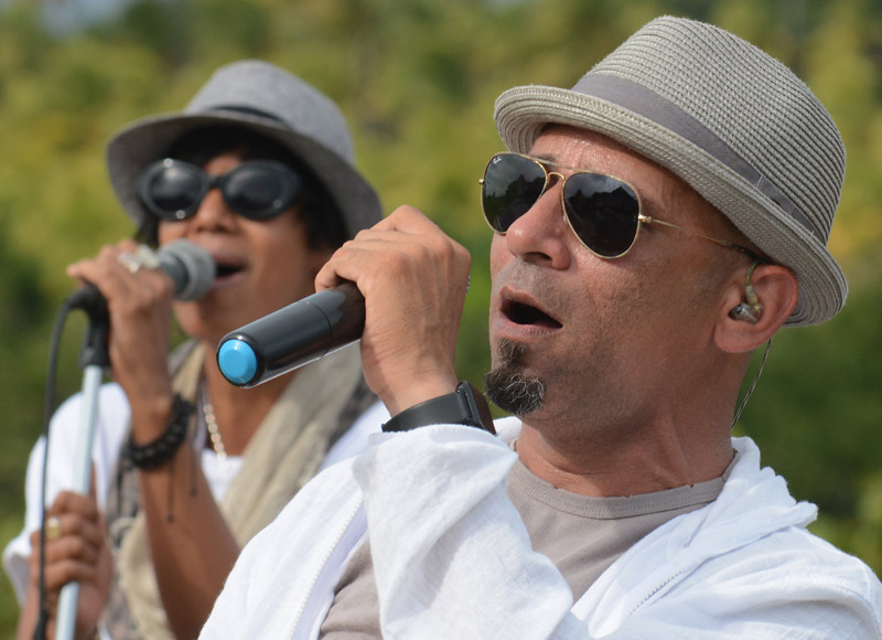 El cantautor Nolberto Leyva y su Grupo amenizó la clausura de la Fiesta en Cayo Bariay fiesta ibero cierre 3
