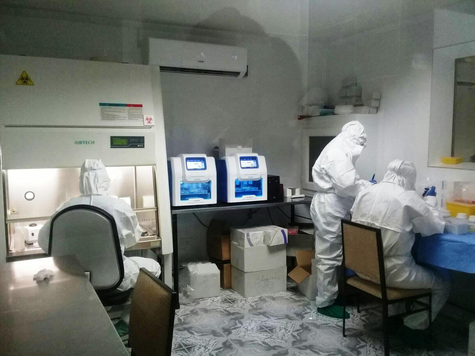 covid laboratorio