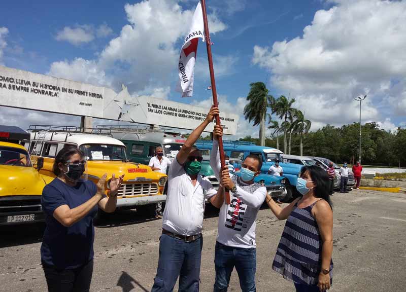 transportistas apoyo SIUM 2