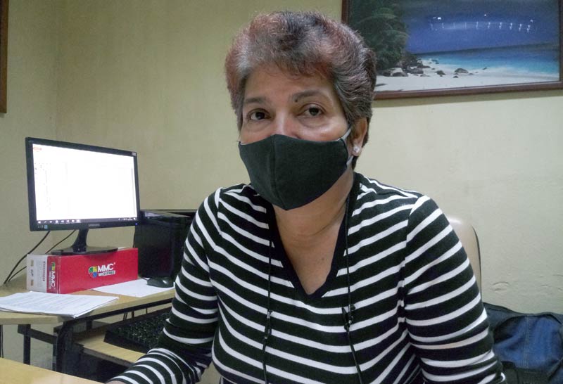 Dania Borrás Santiesteban, Fiscal Jefa del Departamento de Atención al Ciudadano en la Fiscalía Provincial. Foto de la autora Dania borras entrevista
