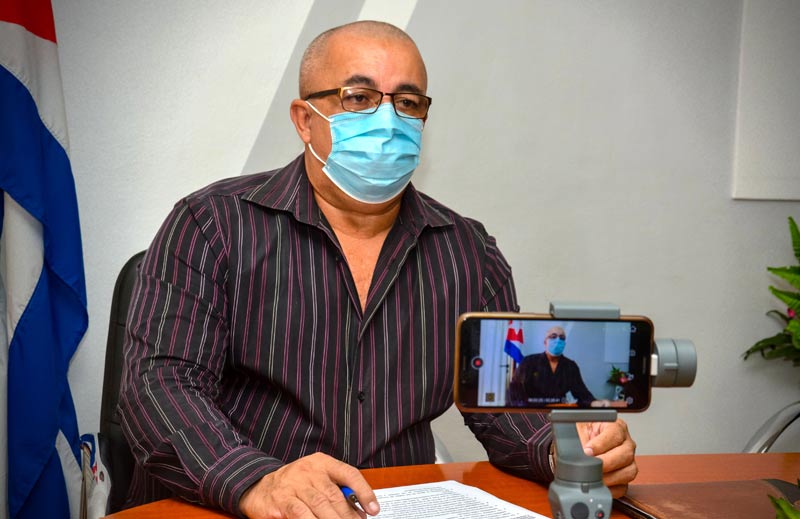 René Rodríguez Morales, delegado del Ministerio del Transporte en Holguín. JPC medidas covid 19 1