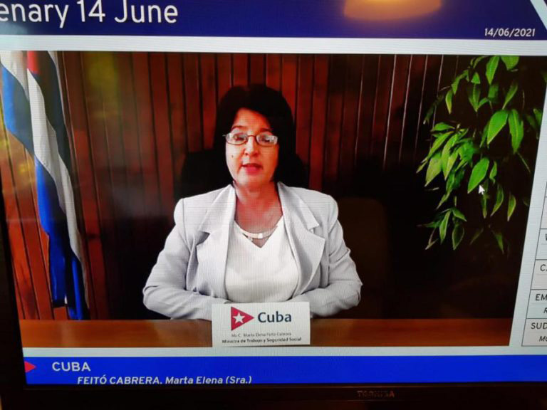 ministra de trabajo