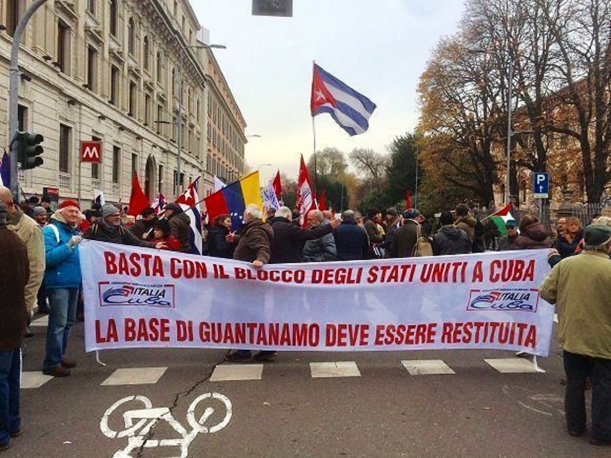 Solidaridad con Cuba en Italia