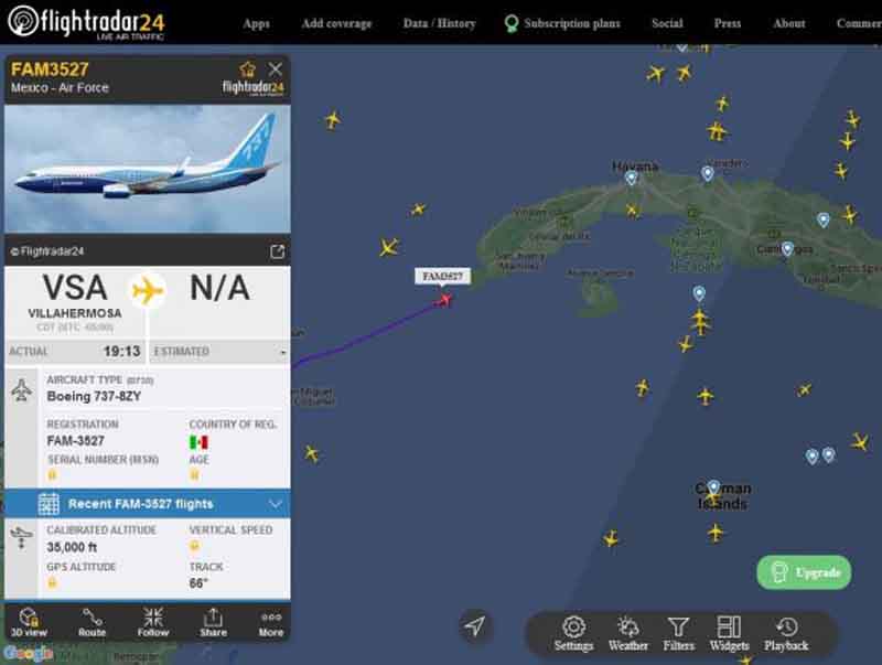 incendio Matanzas Avion Mexicano a Cuba