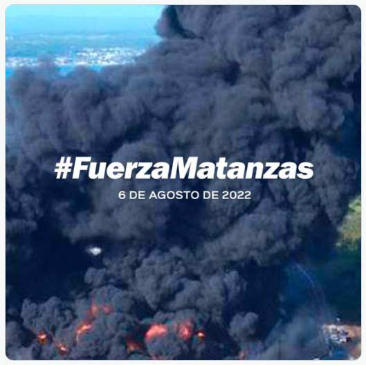 incendio matanzas apoyo Hgui