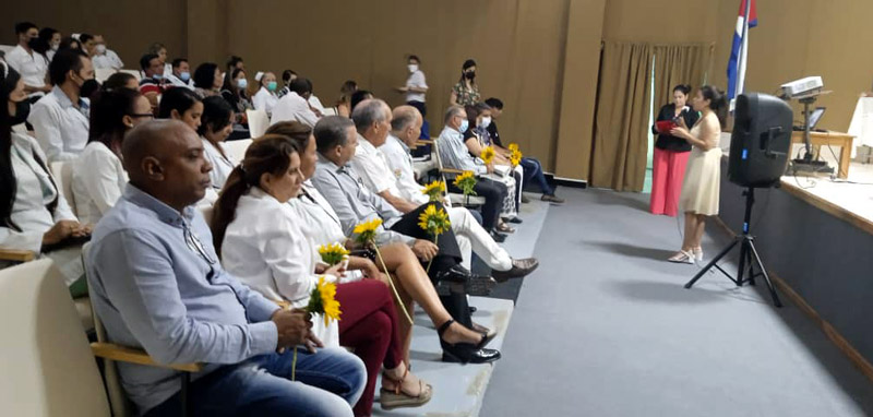 Fotos de la autora Jornada Pediatría 1