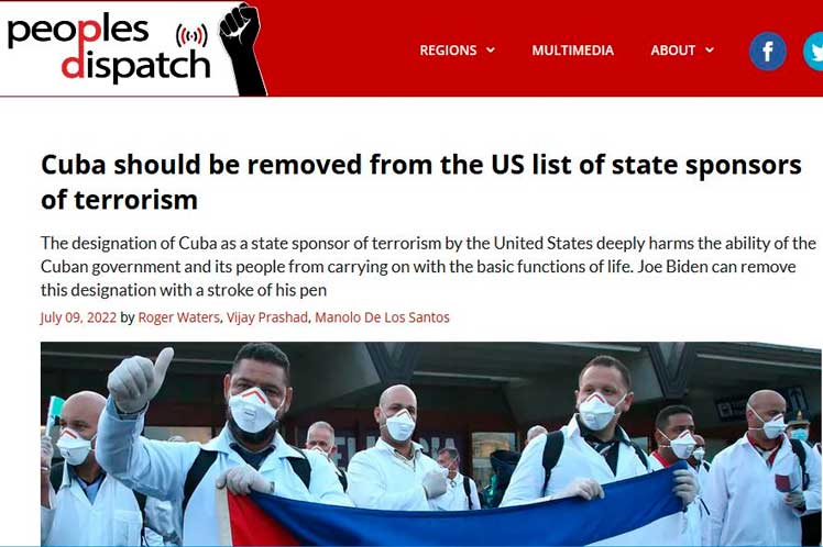 Cuba EEUU listado de terroristas