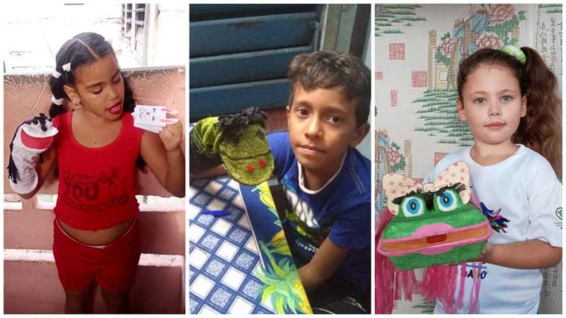 Fotos: Cortesía de la Brigada José Martí de Holguín niños titeres 02