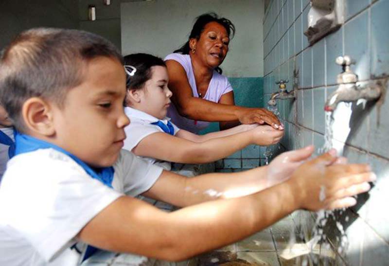 higiene escuelas cubanas