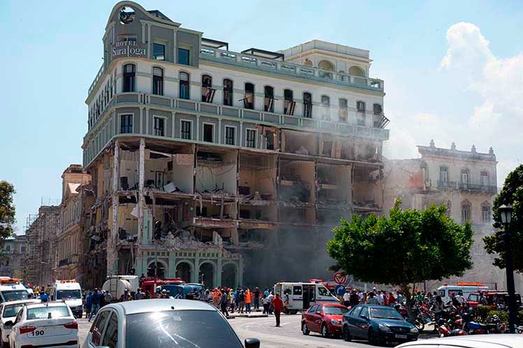 Cuba explosion Saratoga