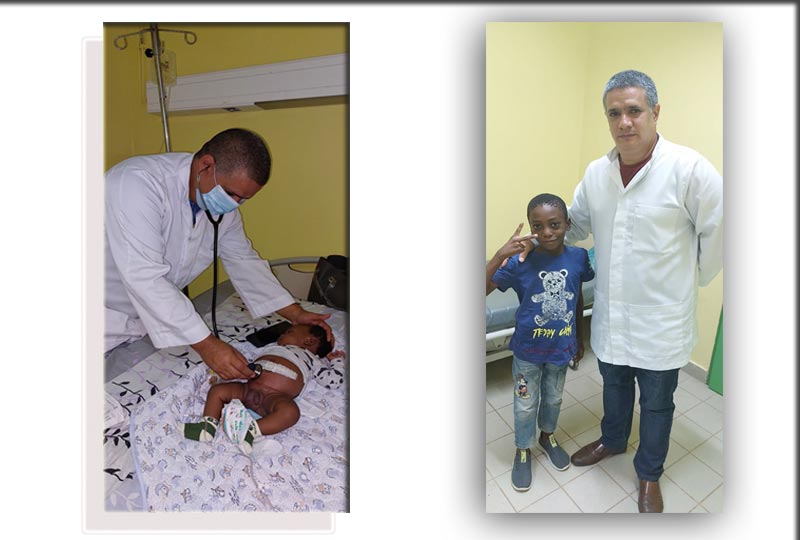 Médico holguinero Gabón