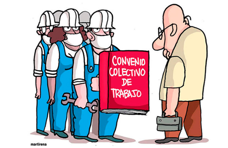 convenio colectivo caricatura