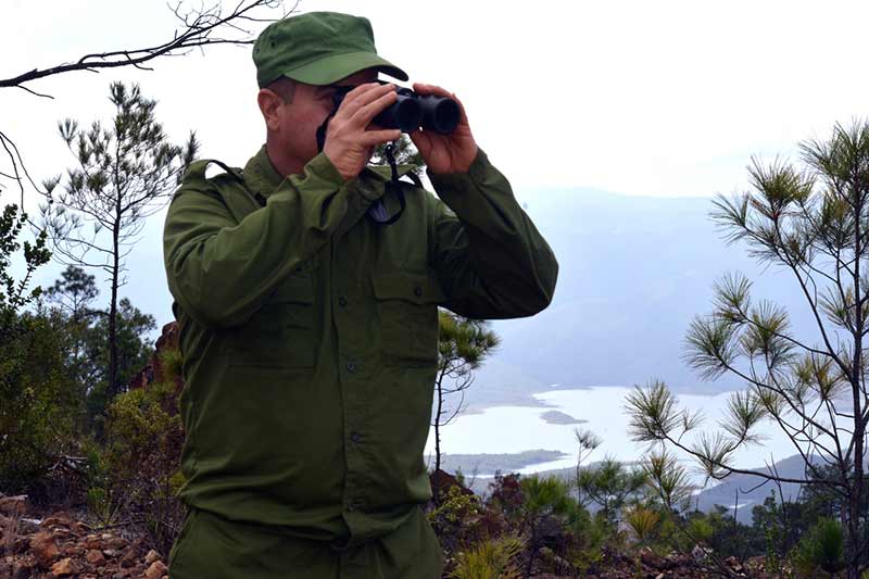 Fotos: Alexis del Toro Guardabosques Osmani Jfe Manejo de Fuego