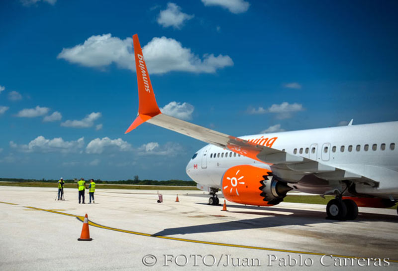 aeropuerto incidente avión sunwing 1