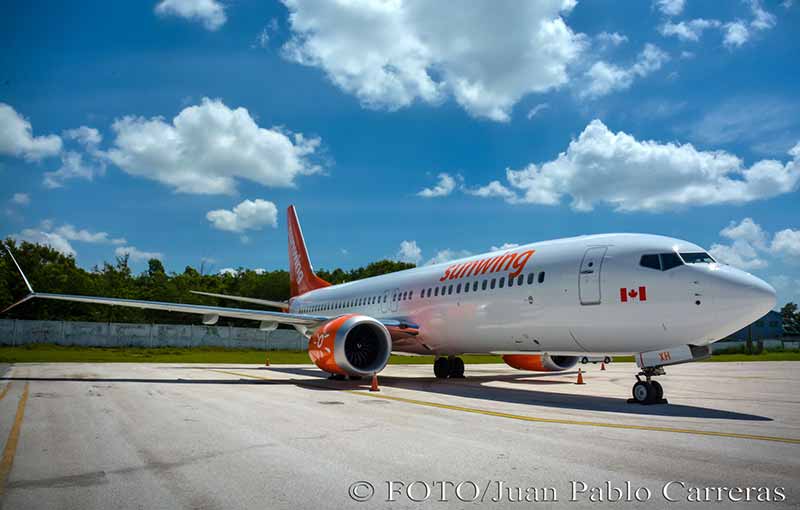 aeropuerto incidente avión sunwing 2