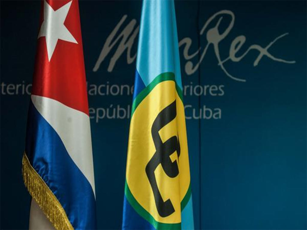 Cuba Caricom Banderas Minrex
