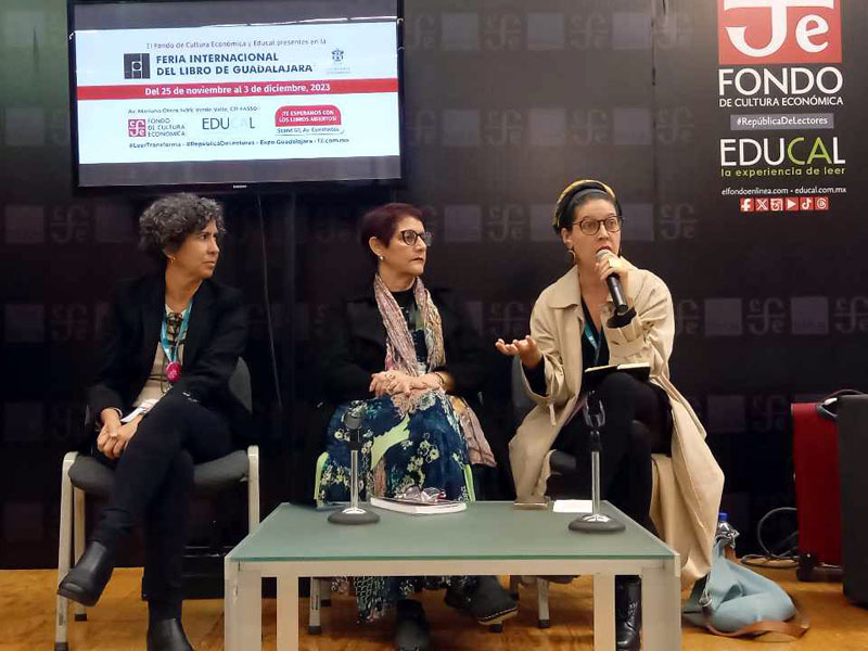 Panel "La mujer cubana en la producción artística". FIL México 3