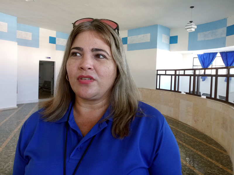 Yami Ledea Obregón, administradora de la Agencia holguinera. Agencia Viajero 2