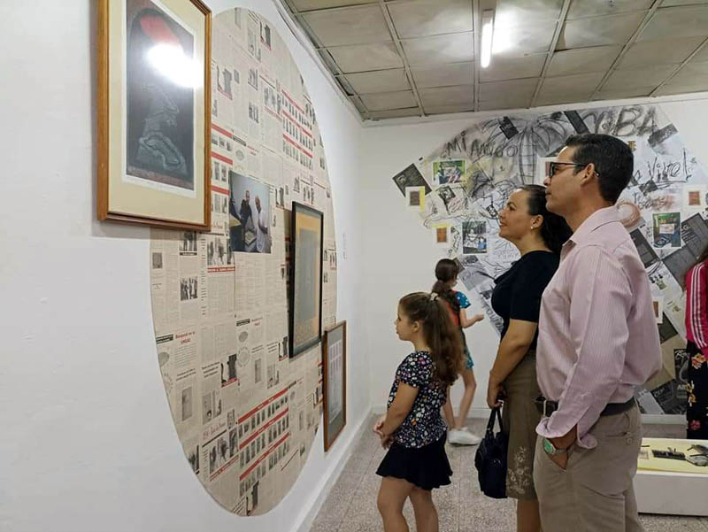 Fotos del autor exposición 1