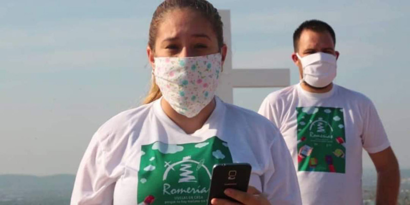 Inauguración de las Romerías de Mayo desde la Loma de la Cruz, que contó con la alocución de Lilién Aguilera González, presidenta de la AHS en Holguín (2020) Rom 20 3